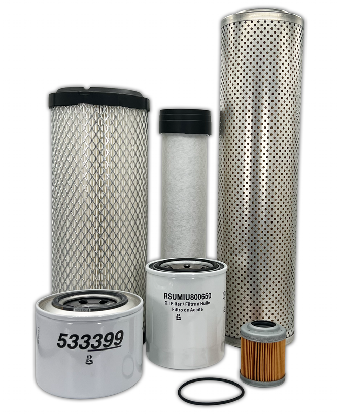HERO® Maintenance Filter Kit For John Deere 27D Excavator (MSU-JD-0510)