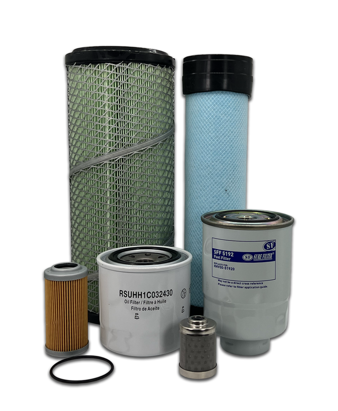 HERO® Maintenance Filter Kit For Kubota R530 Wheel Loader (MSU-KA-0366)