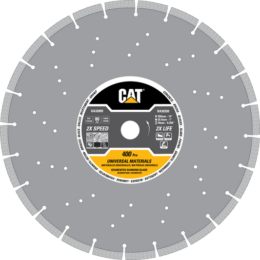 Caterpillar® 400 Pro Segmented Universal Building Products Diamond Blade 14" (DA32009U)