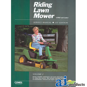 Riding Lawn Mower Service Manual, Volume 2 1992 and Later (SMRLMS21)