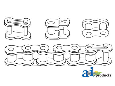 50 Roller Chain, 50' (RC50X50IMP)