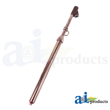 Straight Foot Dual Chuck Head Tire Gauge (S-986)