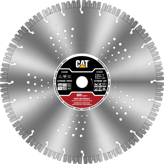Caterpillar® 800 Turbo Segmented Rim Expert Diamond Blade 18" (DA34010U)