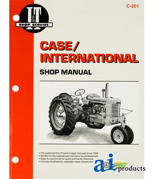 Case Collections Shop Manual C, L, LA, S, V,VA, VAC, 200B, 300 (SMC201)