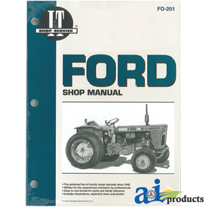 Ford New Holland Shop Manual 6000, TW-10, TW-20, TW-30, 2000 Super (SMFO201)