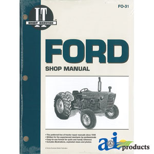 Ford New Holland Shop Manual 2000, 3000, 4000 Tractors (SMFO31)