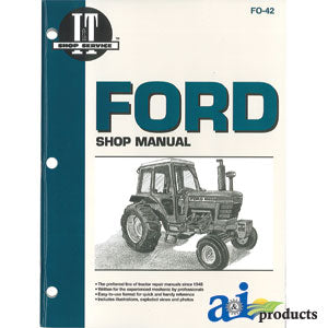 Ford New Holland Shop Manual 5000, 5600, 5610, 6600, 6610, 6700, 6710, 7000 (SMFO42)