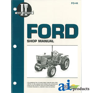 Ford New Holland Shop Manual 1100, 1110, 1200, 1210, 1300, 1310, 1500, 1510 (SMFO44)