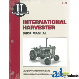 International Harvester (Farmall) Shop Manual 1206, 1256, 1456, 706, 756, 806, 856 (SMIH32)