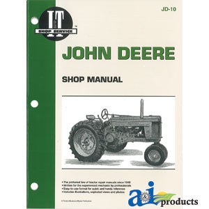 John Deere Shop Manual 50, 60, 70 Tractor (SMJD10)