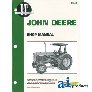 John Deere Shop Manual 2750, 2755, 2855, 2955 Tractor (SMJD59)