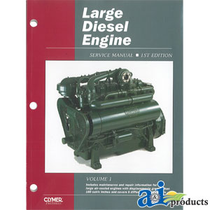 Large Diesel Engine Service Manual for Industrial Engines with 150 to 500 Cubic Inch (SMLDS1)
