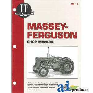 Massey-Ferguson Shop Manual F40, TO35, 35, 50 (SMMF14)