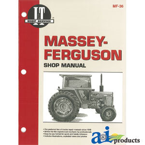 Massey-Ferguson Shop Manual 285 (SMMF36)