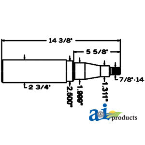 Weld on Wheel SPindle (SP5790)