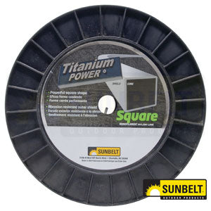 Titanium Power Trimmer Line, .105" Square 3 Pound (B1433105)