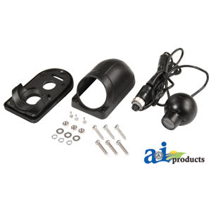 CabCAM Camera, Compact Side Mount, 110 Deg, 1/3" Color CCD W/ IR, for Wired System (SVC134)