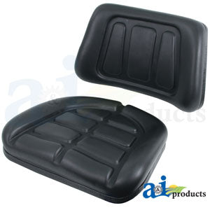 Trapezoid Black Seat Cushion Set for T333 Seats (T103BL)