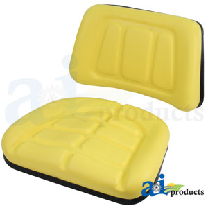 Yellow Trapezoid Seat Cushion Set for John Deere (T103YL)