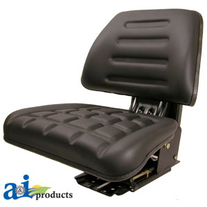 Black Seat with Trapezoid Backrest for Ford (T222BL)