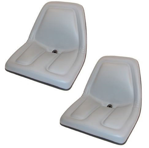 Set of 2 Gray Seats for John Deere Gator (TM333GR)
