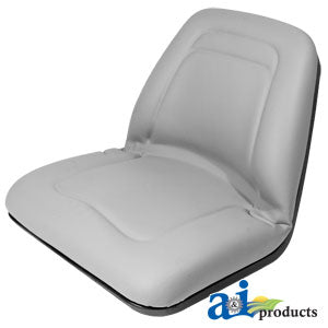 Michigan Style Gray Tractor Seat (TM555GR)