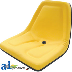 Michigan Style Yellow Tractor Seat with Slide (TMS444YL)