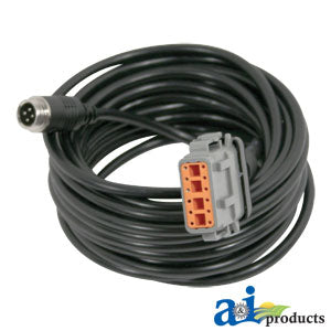 CabCAM Cable, Power / Video, Trimble AgGPS FmX, CFX/ FM-750 Or FM-1000 Display To Wired Camera, 20' (TRM20)