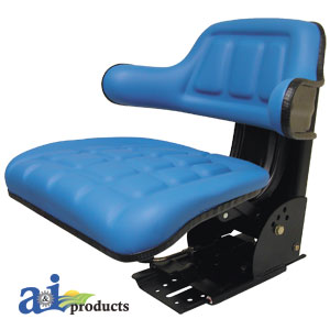Blue Flip Style Seat for ford Tractors (WF222BU)