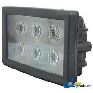 Work Lamp, LED; Rectangle, Flood (WL062)
