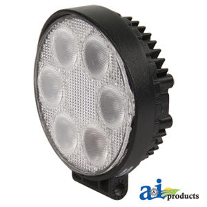 Work Lamp, LED, Flood, Round	 (WL100)