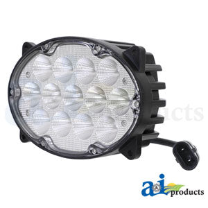 Work Lamp, LED, Flood, Oval	 (WL1365)