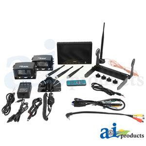 CabCAM Video System, Wireless (Includes 7" Monitor and 2 Cameras) (WL56M2C)