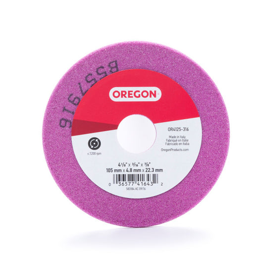 Vitrified Grinding Wheel for sharpening Chainsaw Chain, for 3/8 in., 0.404in 0.325 in. Pitch Chain (OR4125-316A)