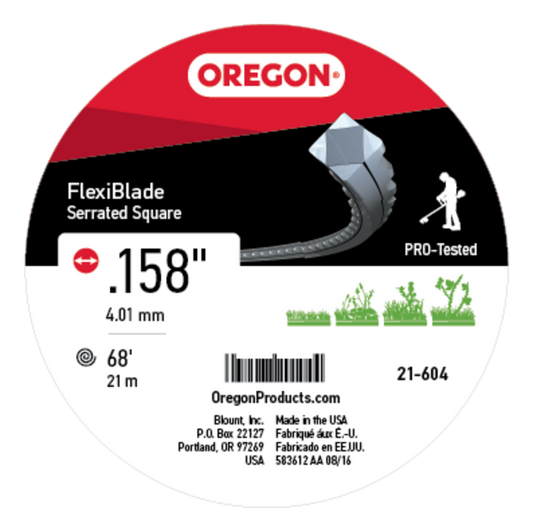 Flexiblade Serrated Trimmer Line .158", 68 ft.