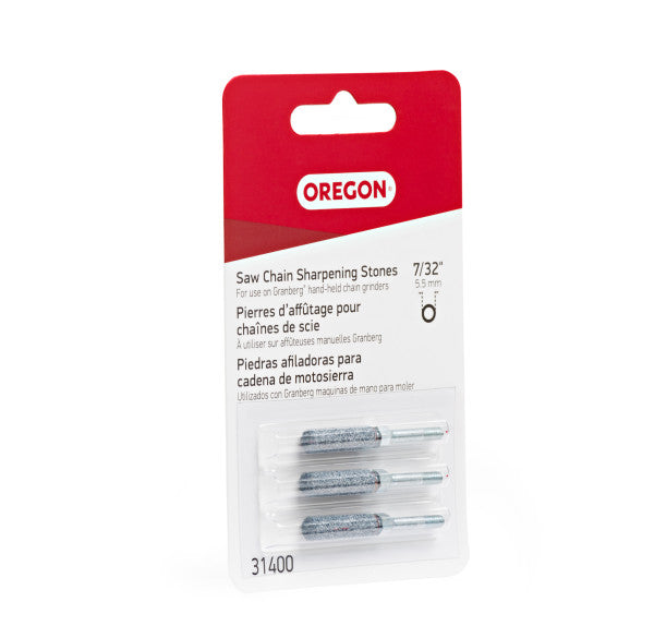Chainsaw Sharpening Stones, 7/32", 3-Pack
 (Oregon 31400)