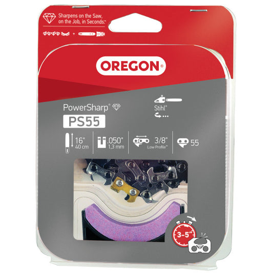 Chainsaw PS55 PowerSharp Saw Chain for 16 in. Bar - 55 Drive Links (Oregon PS55)