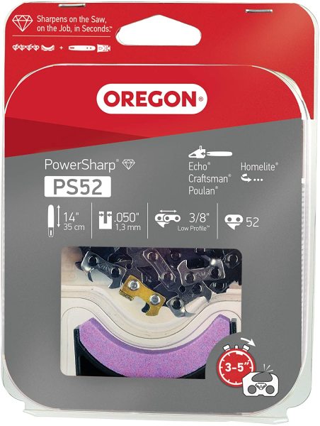 Chainsaw PS52 PowerSharp Saw Chain for 14 in. Bar - 52 Drive Links (Oregon PS52)