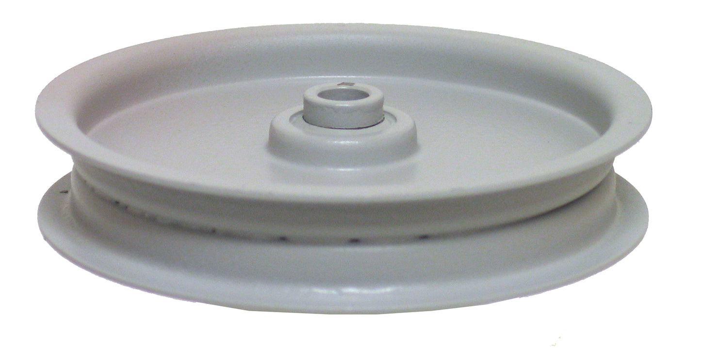 Flat Idler Pulley 4-1/2" OD x 3/8" Bore