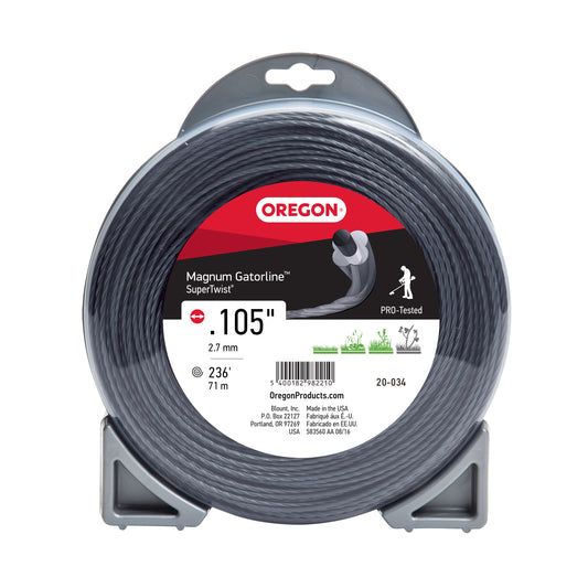 Super Twist Magnum Gatorline Grey .105" Ga. 1 lb. donut
