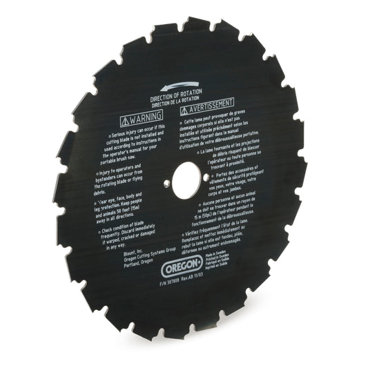 9" EIA Brush Cutter Blade, 20 Teeth