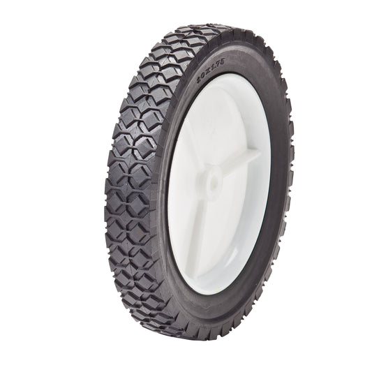 10" x 1.75" Universal Semi-Pneumatic Wheel with Diamond Tread