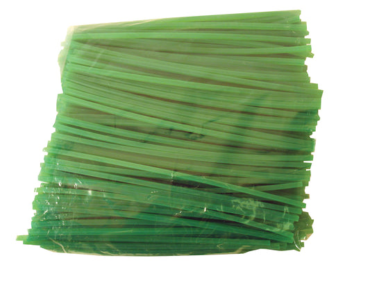 8" Pre-Cut Gatorline Square Green Trimmer Line .155" Gauge, 3 lbs.