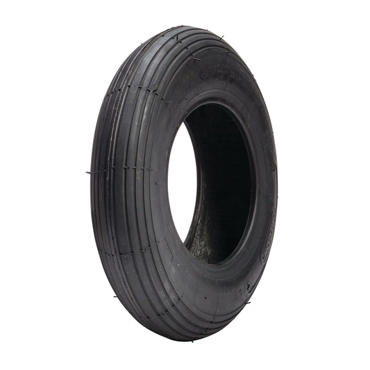 480/400-8 Wheel Barrow Tire Rib Tread Tire, 2 Ply Tubeless