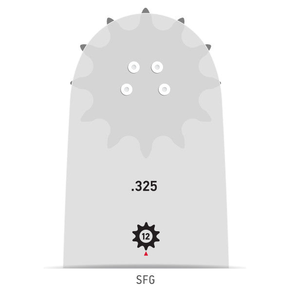 Chainsaw AdvanceCut™ Guide Bar, 16"
 (Oregon 163SFGD025)